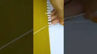 HAND MADE BORDER/For SAREE/BORDER MAKING/ New Border/ Useful & Easy #embroidery #fashion