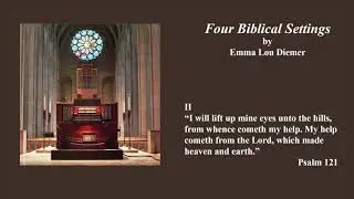 Four Biblical Settings for organ