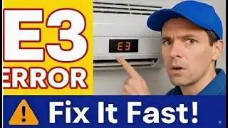 ⚠️E3 Error Code on AC or Appliances 🔍 | Real Meaning, Top 4 Causes & FAST Fixes You Can Do Today! 🔧✅