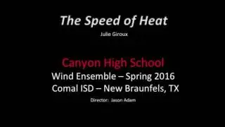 The Speed of Heat by Julie Giroux