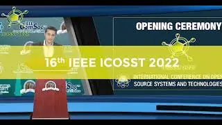 16th IEEE ICOSST 2022 Live streaming coming soon