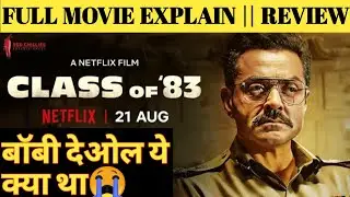 Class Of 83 Netflix Movie Review || Class Of 83 Movie Explain