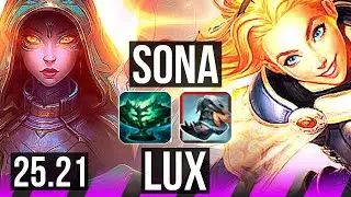 SONA & Zeri vs LUX & Smolder (SUP) | 5/3/13 | EUW Diamond | 25.21