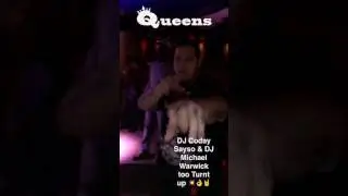 DJ Coday Sayso & DJ Michael Warwick turnt up at club Embassy in Queens New York 💪👌🤘💯