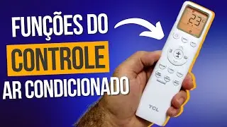 Ar condicionado TCL Elite SERIES Inverter Todas as funções do controle remoto