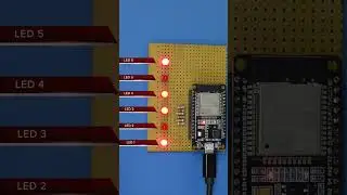 LED Center to End Chaser with ESP32 | Quick Tutorial #arduino #ledchaser #ledprojects #diycircuit