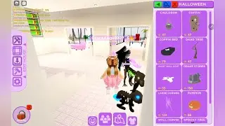 Club Roblox Halloween Decorating The Family Estate And Halloween Baby Clothes Dress Up