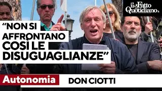 Don Ciotti contro il governo: 