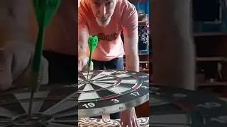 Darts...Completed #teabreaktrickshots#trickshot  #tekkers#trickshots#darts #dartsnews#bullseye