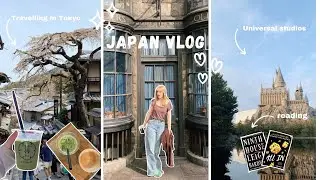 Japan reading vlog (Universal Studios & book haul)