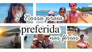 🌴☀️ A PRAIA PREFERIDA DAS NOSSAS FILHAS NAS FÉRIAS! 