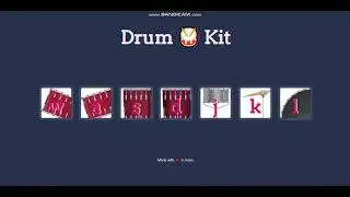 Drum Kit  Web Development Project ( HTML / CSS / JAVASCRIPT )