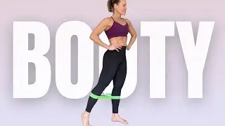 16 MIN Booty Band Workout | Build Stronger Glutes | Knee Friendly No Jumping