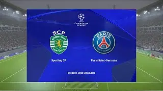 Sporting CP vs PSG | Estádio José Alvalade | 2025-26 UEFA Champions League | PES 2021