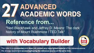 27 Advanced Academic Words Ref from 