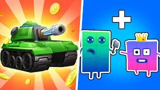 Merge Tank Run 2048 | Merge NumberBlock Run - 1⭐SUPER LEVEL Merge Battles