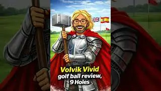 Thor on the Course? ⚡ Volvik Vivid Marvel Golf Ball Review #volvik #volvikvivid #marvel #thor