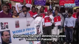 Journalists highlight diminishing press freedom in Pakistan