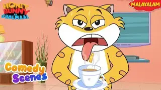 Honey Bunny Comedy Scenes | Cartoon For Kids | Compilation-64 | YO Kids Malayalam | S21