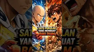 BAKI MENANTANG DEWA BOTAK! #saitama #baki #naruto #goku #anime
