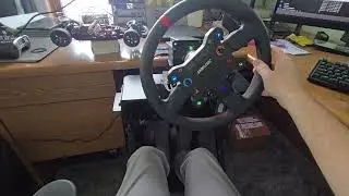 RC Car driving with a Sim Rig (ELRS)