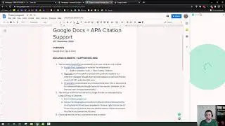 Building an Evidence-Basis: Google Docs + APA Citation Support