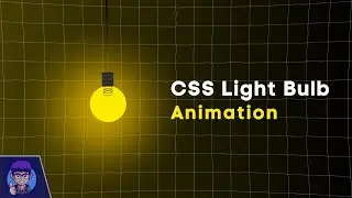 How to make Flickering Light Bulb Animation Using HTML & CSS | CSS Animation