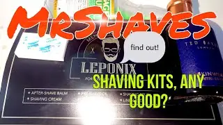 Safety razor quality shave! Why not try an instant box of shaving equipment? Come on let's try it !