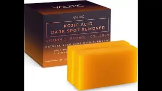 20% off Limited time deal. VALITIC Kojic Acid Dark Spot Remover Soap Bars with Vitamin C