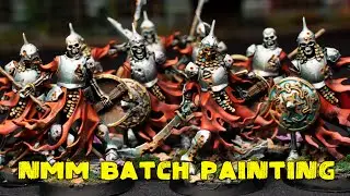 Batch Painting No Metalic Metals Warhammer Skeletons