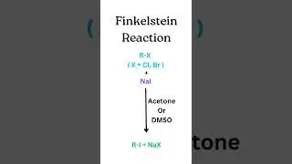 Finkelstein Reaction - #1Named Reaction | Class 12 Organic Chemistry