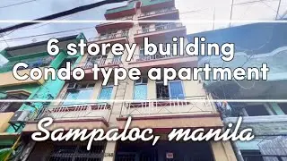 V630-24 Sampaloc, manila 6 storey condo type building with penthouse floor area 600 sqm
