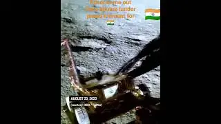 Rover come out of bikram lander proud moment fir india #chandryana3 #isro