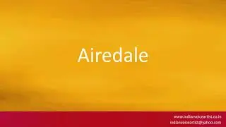 How to pronounce the Dog Breed 