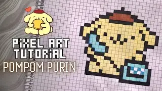 Pixel Art Tutorial: Drawing POMPOMPURIN Step by Step
