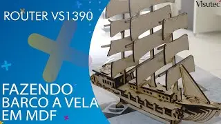 Visutec | Router VS1390 | Barco a vela na maquina de corte a laser VS1390