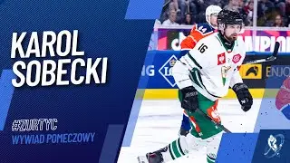 Karol Sobecki po meczu ZSC Lions Zurich - GKS Tychy
