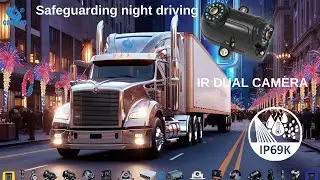 25-21HD1080P Car Cam IR Night Vision #DualCamera #CNMZTIND #VehicleSafety Solution for Night Driving