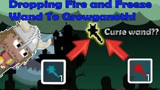Growtopia - Dropping Fire And Freeze Wand To Growganoth
