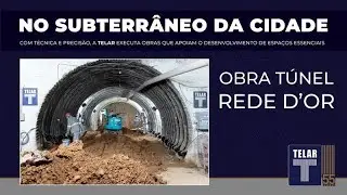 No Subterr&acirc;neo da Cidade Obra REDE D&acute;OR &middot; Julho, 2025 &middot; NATM &middot; Telar Engenharia