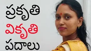 ప్రకృతి వికృతి పదాలు //prakruti vikruti padalu/ words