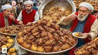 Afghanistan most cheap street food biryani | Roasted chicken | street food