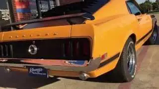 1970 Boss Mustang Custom Flowmaster dual Delta 40's by Kinney's