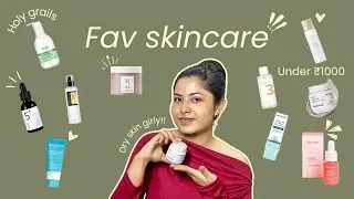 Top 10 skincare under ₹1000🌷 AFFORDABLE SKINCARE routine for DRY SKIN🫶🧴