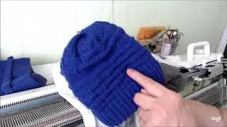 Tuto du 27/08/2020 ; Tricoter un snood avec une tresse sur la machine SK 280