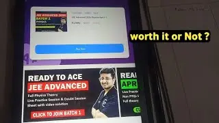 Eduniti sir Jee advance Batch is worth it or not ???@mohitgoenka99 #jeebatch #jeeadvance #jee2026 