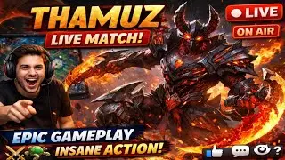 2️⃣ Thamuz Live Rank Push 🔥 Insane Damage | Mobile Legends3️⃣ Thamuz God Mode Live 😈  | MLBB Ranked