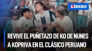 El puñetazo de Nunes a Kopriva en el clásico del fútbol peruano - Diario Líbero