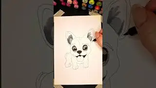 Drawing a Cute Bulldog - Marker Illustration Timelapse | Masterful Imprint #drawing #art #sketch