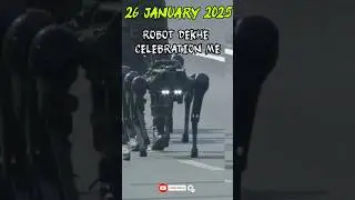 26January 2025 celebration Republic day parade me dike Robot dog#republicdayparade #26january#robot